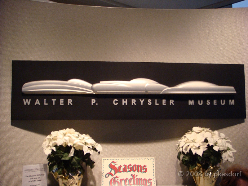 013 Walter P Chrysler Museum [2008 Dec 13].JPG - Scenes from the Wallter P Chrysler Museum in Auburn Hills, Michigan.